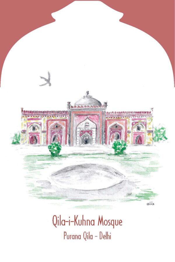 Qila-i-Kuhna Mosque Purana Qila - Delhi