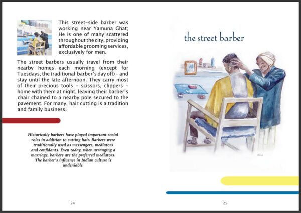 People of Delhi - The Street Barber