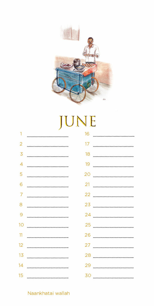 Perpetual (Birthday) Calendar "People of Delhi" - Image 7